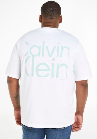 Calvin Klein Big & Tall Shirt in Weiß