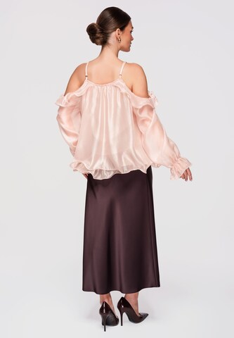 Ombre Bluse in Pink