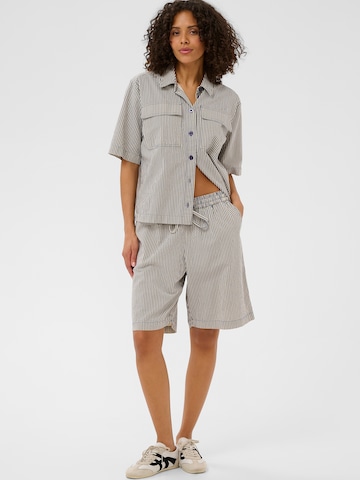 Kaffe Loosefit Παντελόνι 'KANaya' σε μπλε