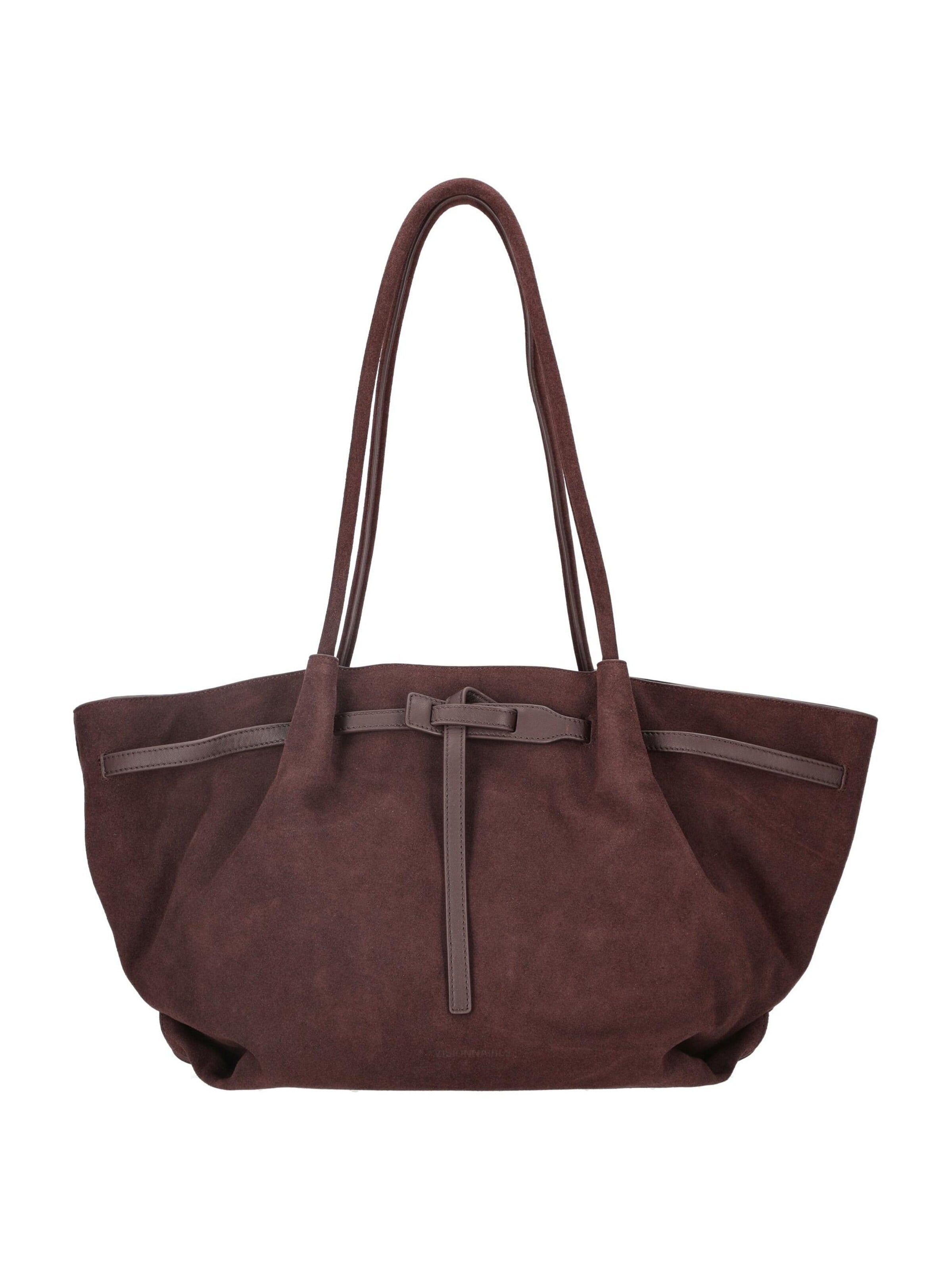 Les Visionnaires Schultertasche 'Bonnie'‌‌‌ in Lila: Vorderseite
