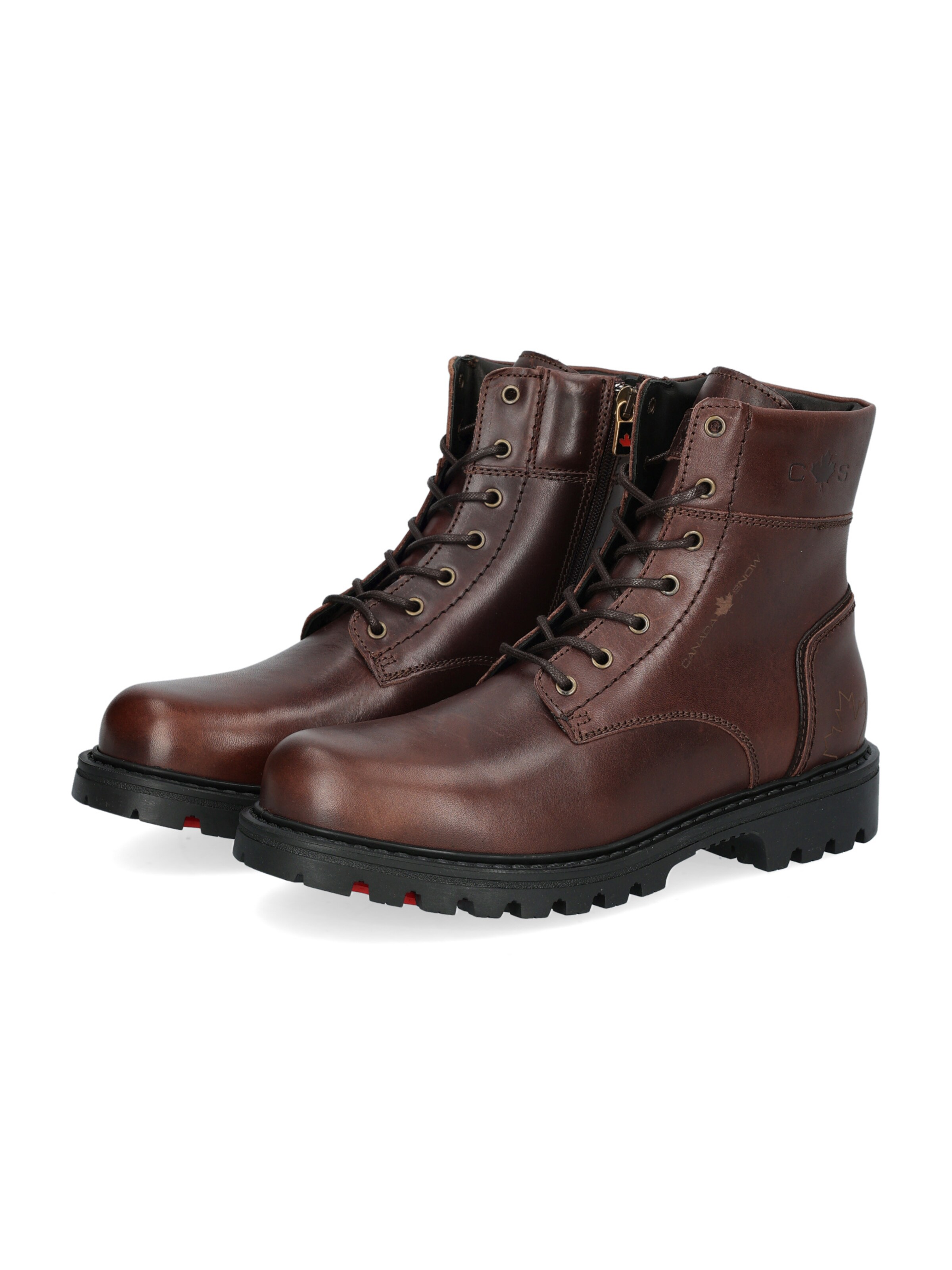 CANADA SNOW Lace-up boot 'NOEL' in Brown