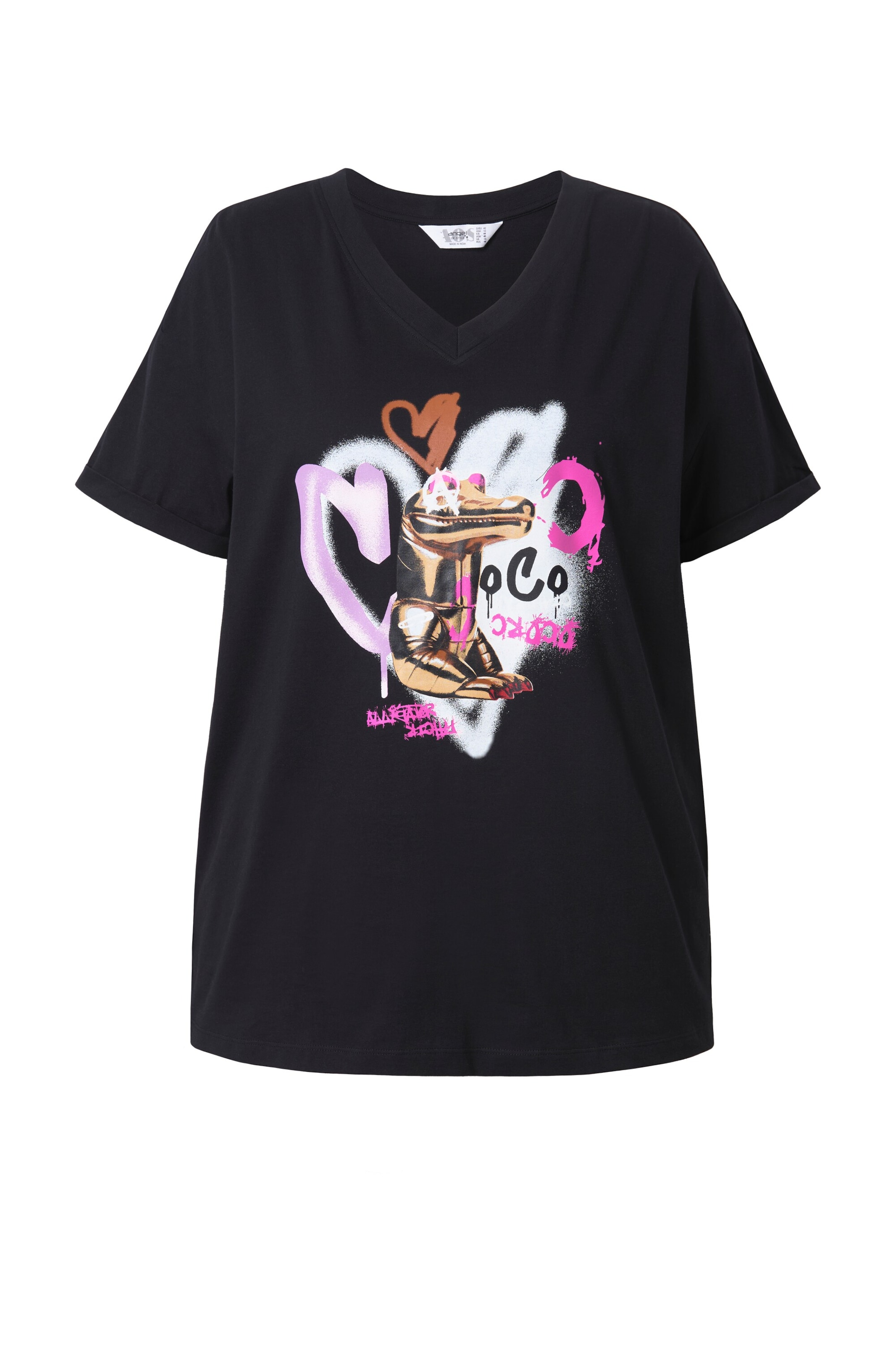 Angel of Style Shirt in Black: front