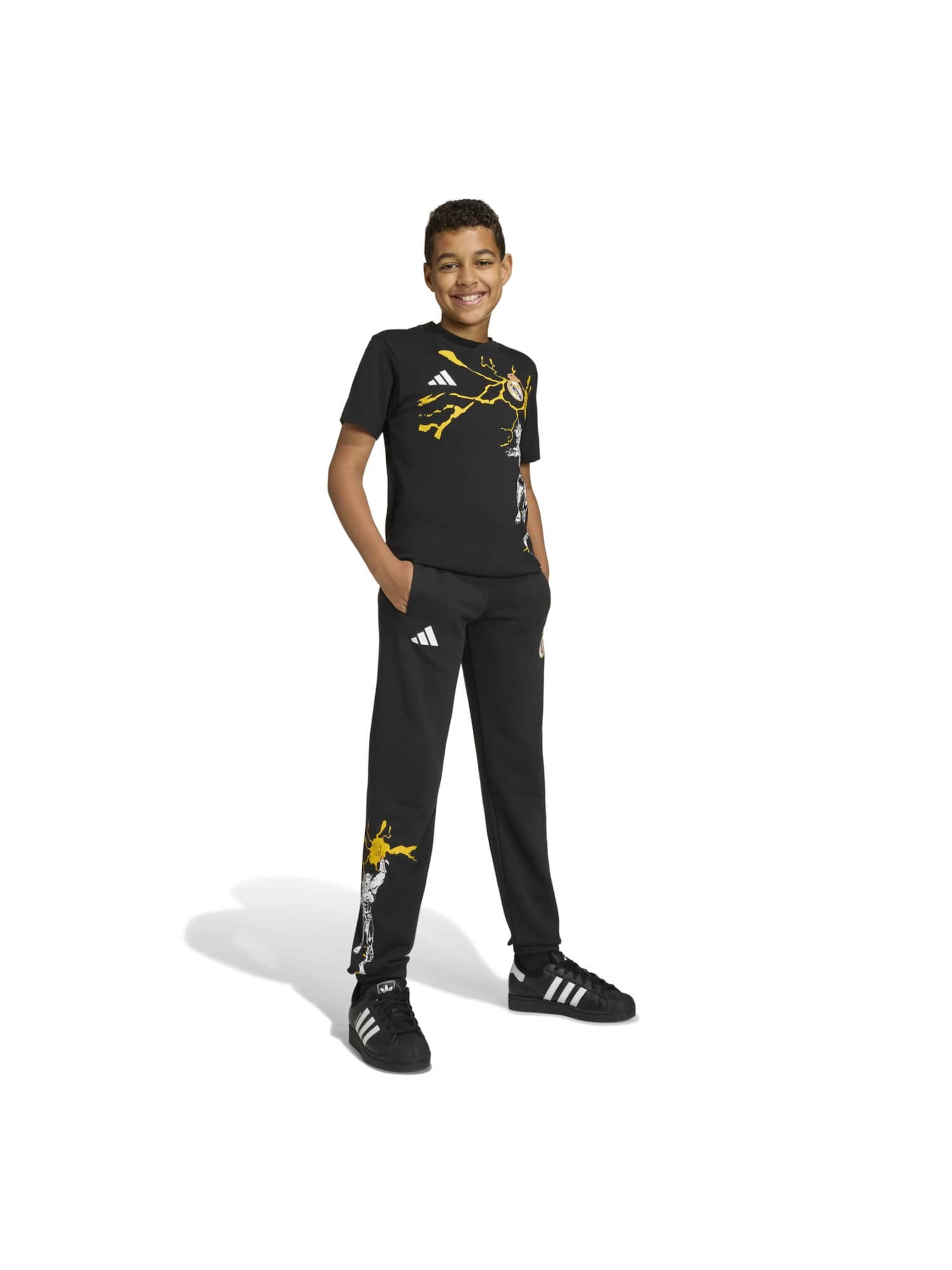 ADIDAS PERFORMANCE - Tapered Pantalón deportivo 'Real Madrid Avengers' en negro