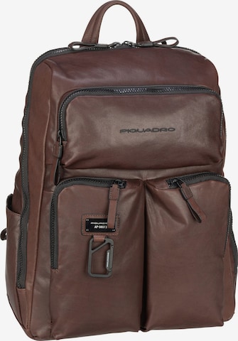 Piquadro Rucksack 'Harper' in Braun: predná strana