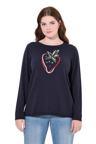 Pull-over Ulla Popken en bleu : devant