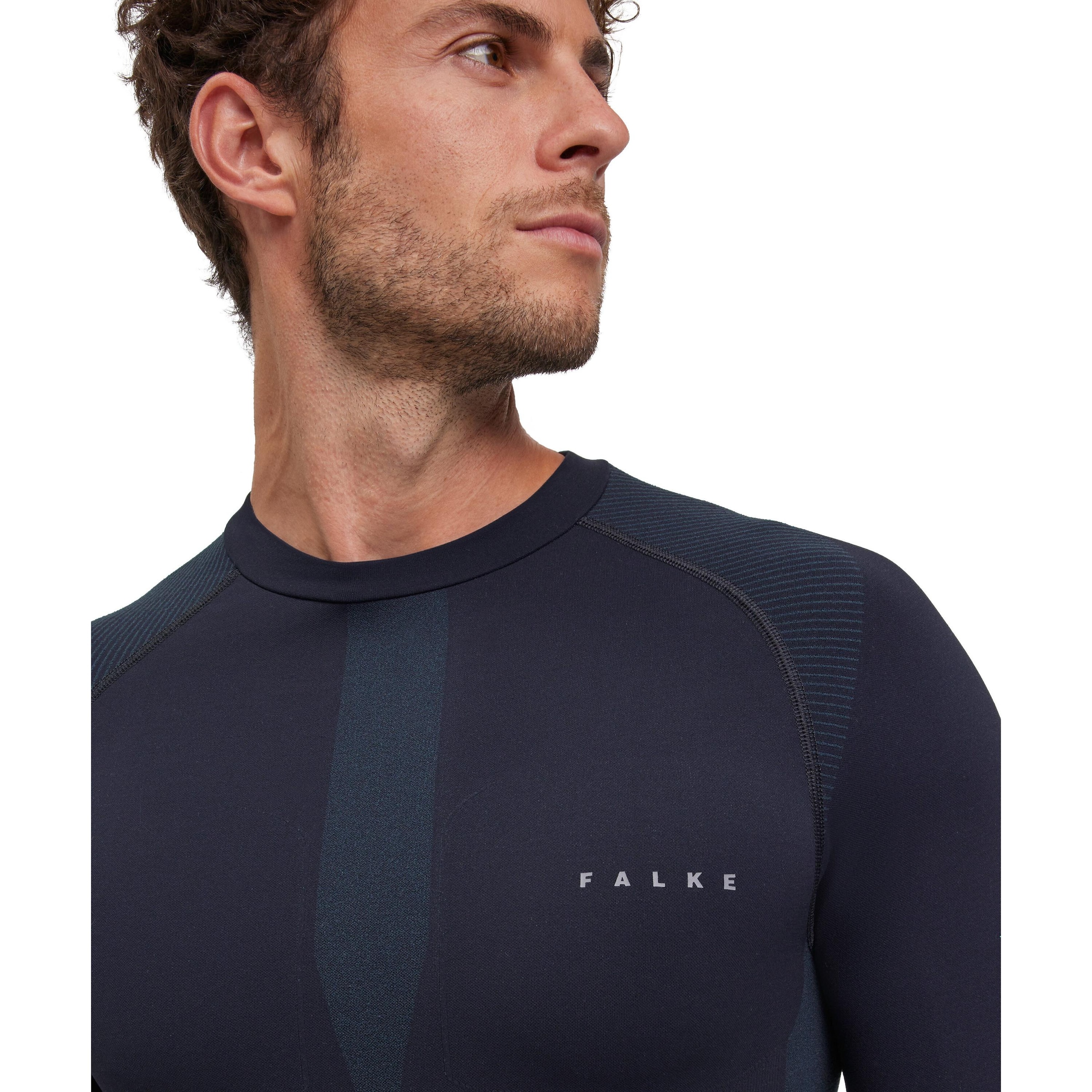 FALKE Performance Shirt 'Warm' in Black