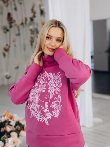 RADADA Sweatshirt 'SPRING in my mind'‌‌‌‌‌ in Pink