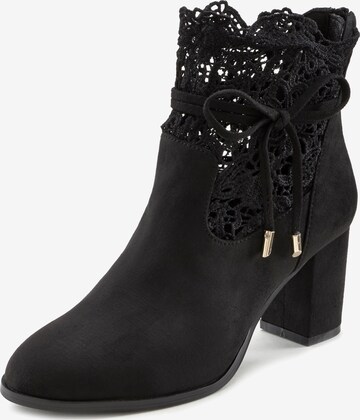 LASCANA Bootie in Black: front