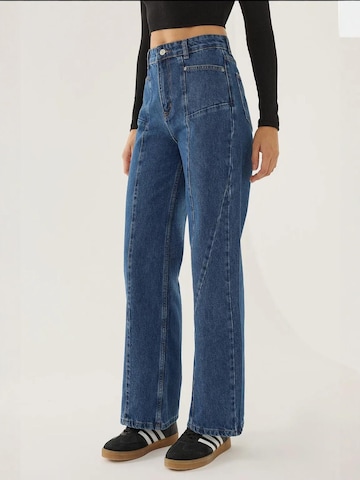 Hiccup Wide leg Jeans in Blauw