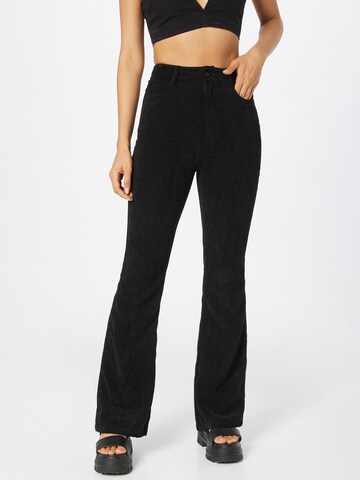 Nasty Gal Flared Broek in Zwart: voorkant