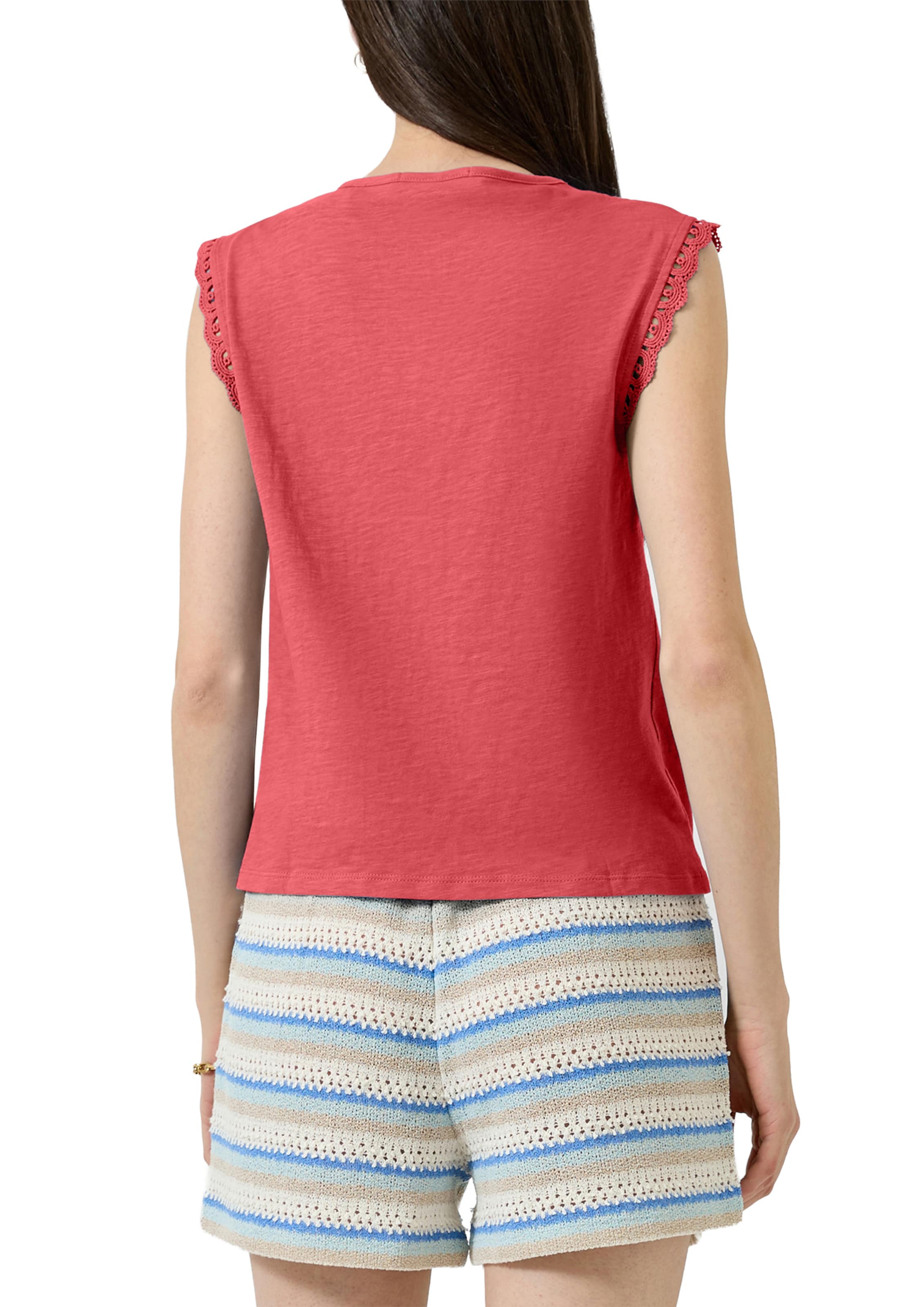 QS T-Shirt in Rot