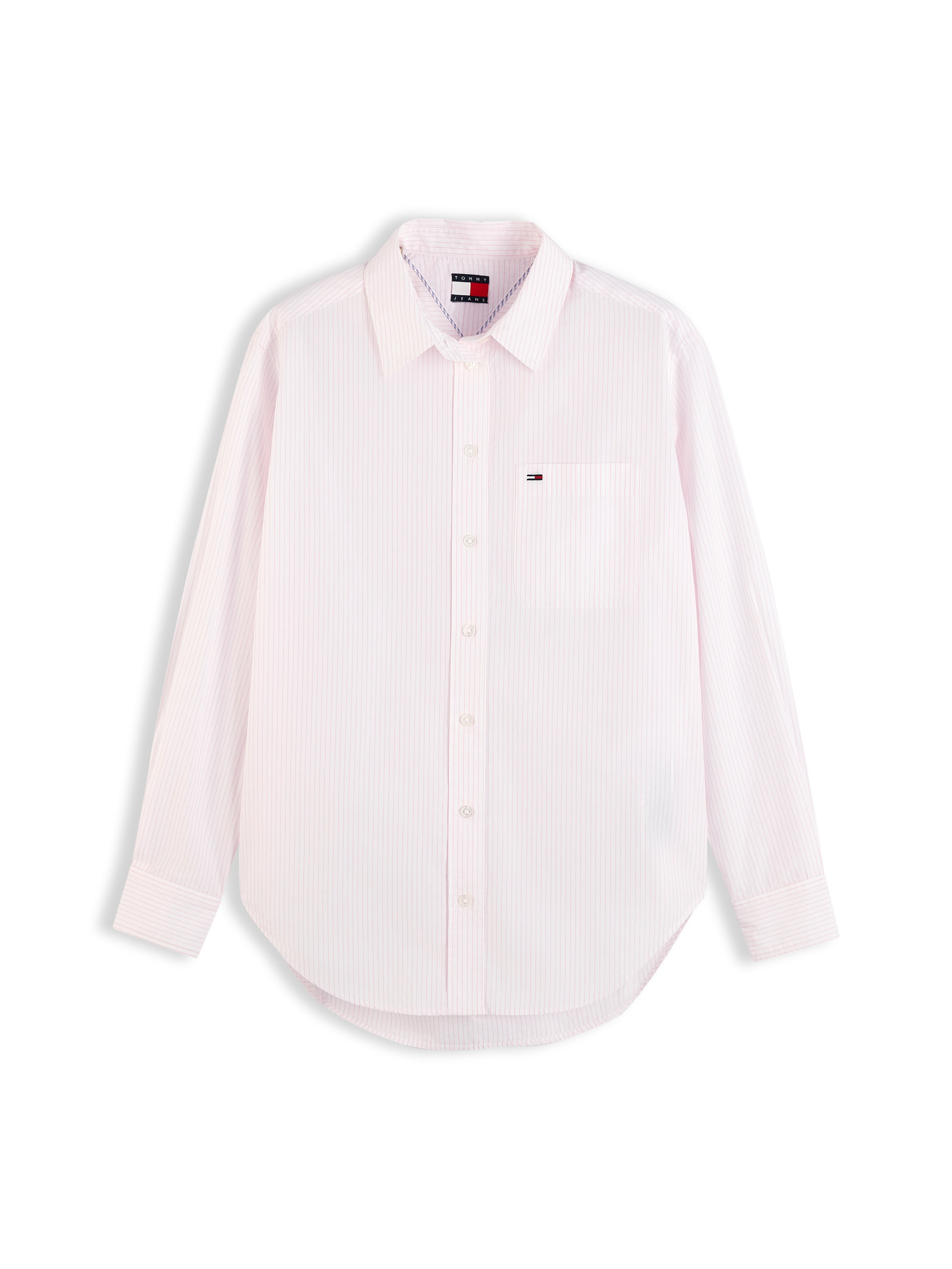 Tommy Jeans Блузка 'Essential' в Ярко-розовый: спереди