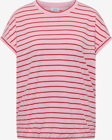 CECIL T-Shirt in Pink: Vorderseite