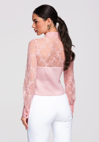 Ombre Blouse in Roze
