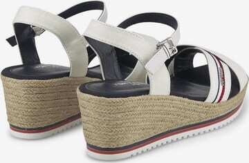 TOM TAILOR Sandalen met riem in Wit