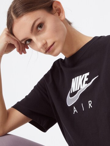 Nike Sportswear Тениска 'Boyfriend' в черно