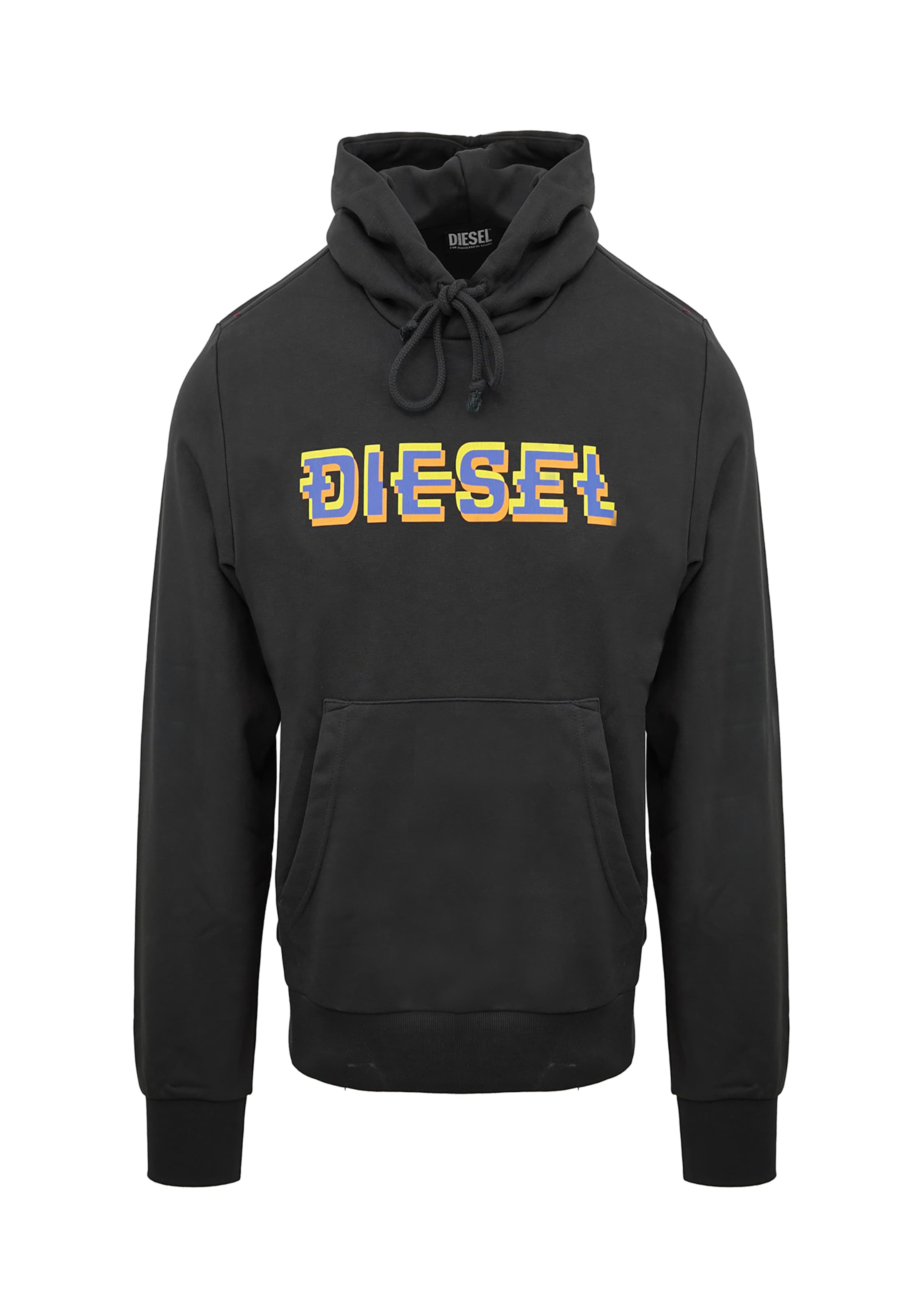 Felpa di DIESEL in nero: frontale