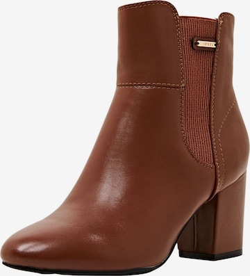 ESPRIT Ankle Boots in Brown: front