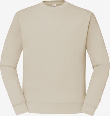 FRUIT OF THE LOOM Sweatshirt in White: front