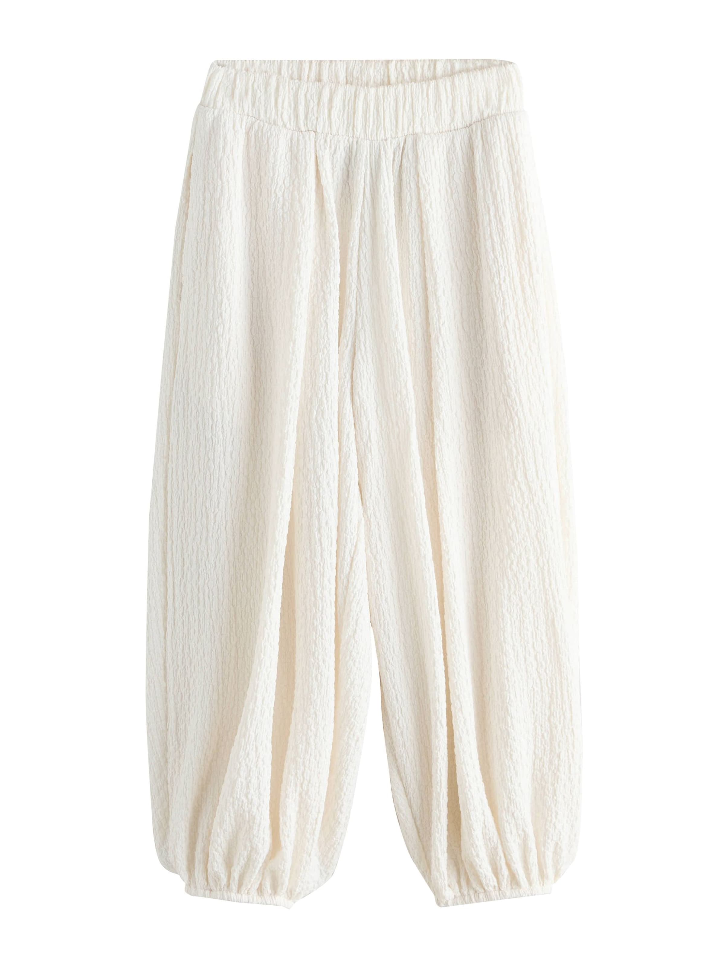 Effilé Pantalon Next en beige : devant