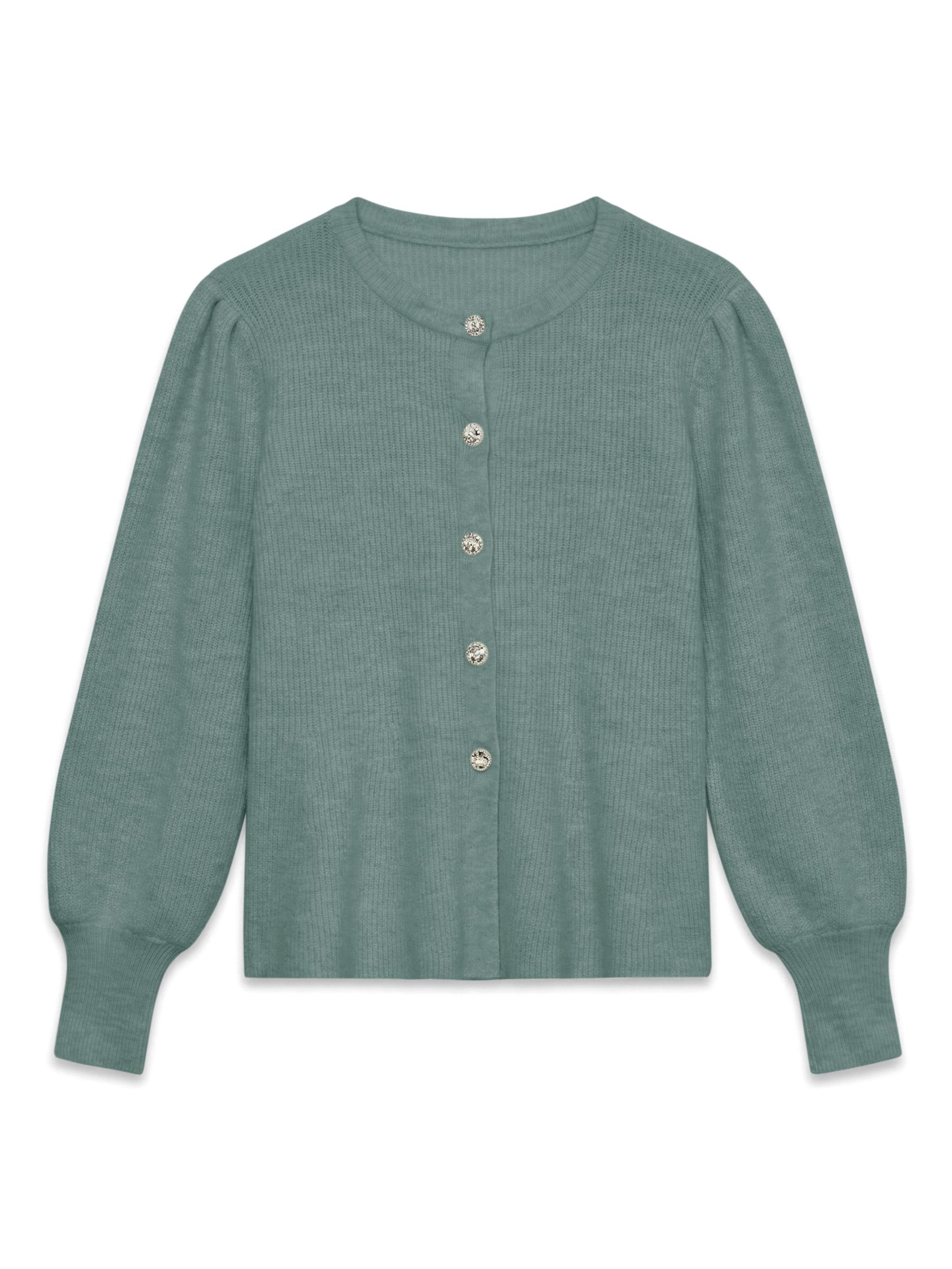 VERO MODA Cardigan 'LEMON' i XS i grøn, Produktvisning