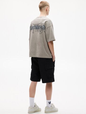 Loosefit Pantaloni cargo 'STWD' di Pull&Bear in nero