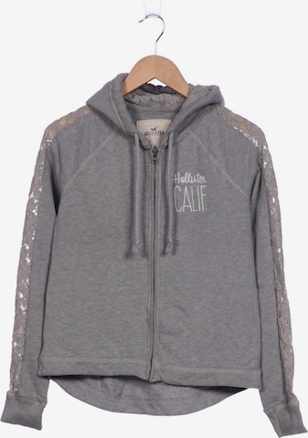 HOLLISTER Kapuzenpullover S in Grau: Vorderseite