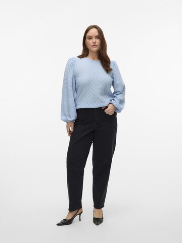 Vero Moda Curve Bluse 'VMCFlower' i blå