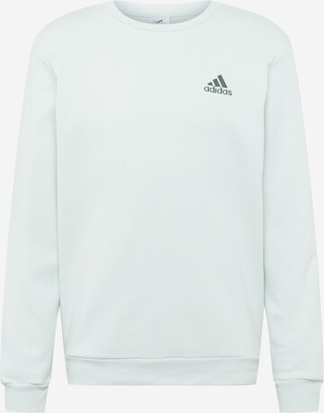 ADIDAS SPORTSWEAR Athletic Sweatshirt 'Essentials Fleece' in Green: front