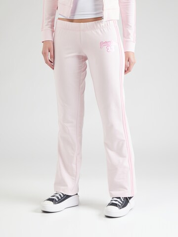 Juicy Couture Sport Flared Sports trousers in Pink: front