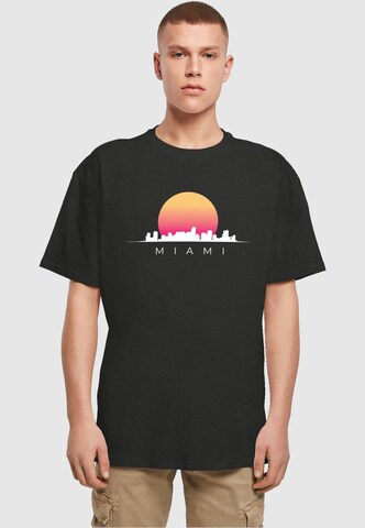 T-Shirt 'Miami X' Merchcode en noir : devant