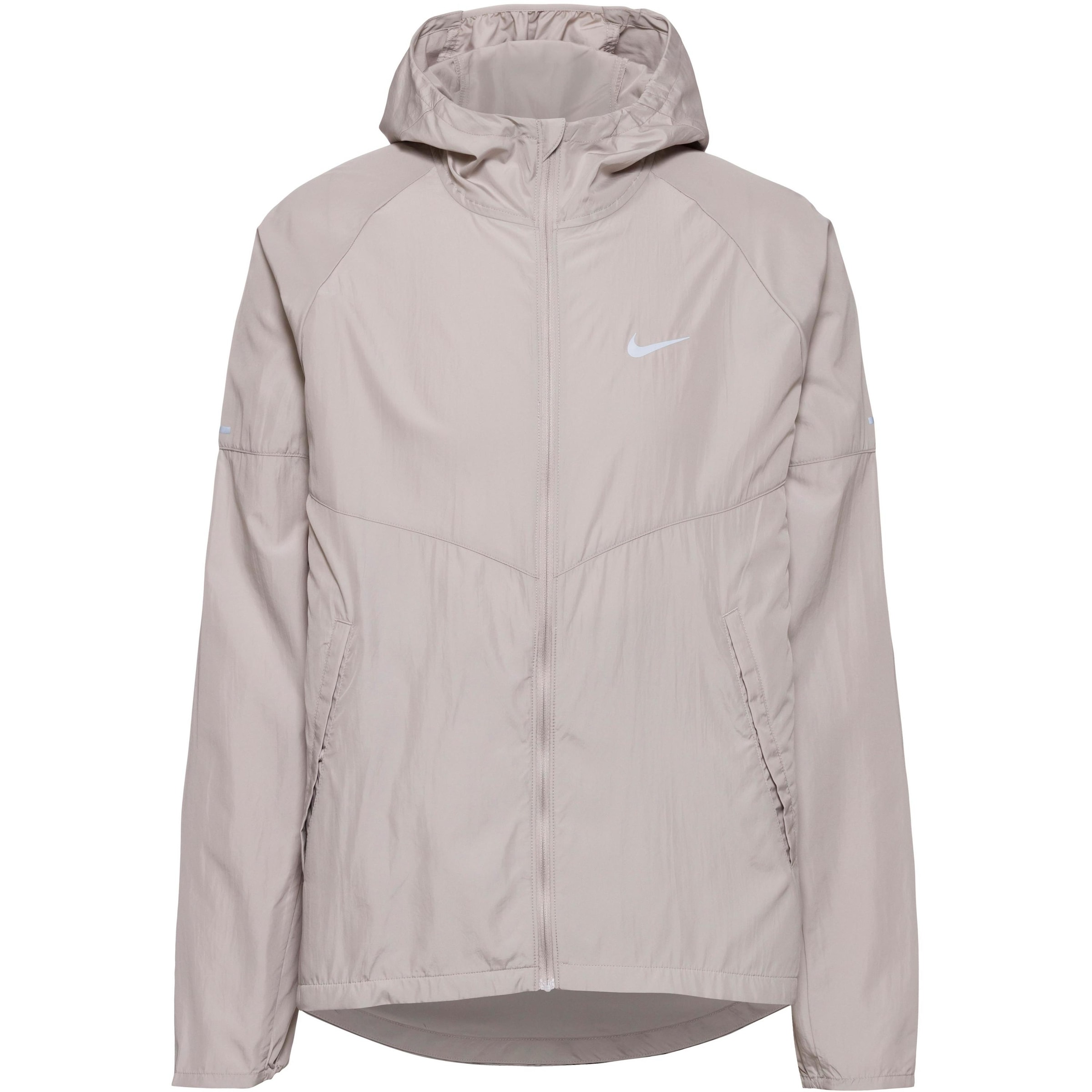 NIKE Athletic Jacket 'RPL Miler' in Beige: front