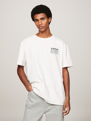 Tommy Jeans Shirt '1985 Collection' in White: front
