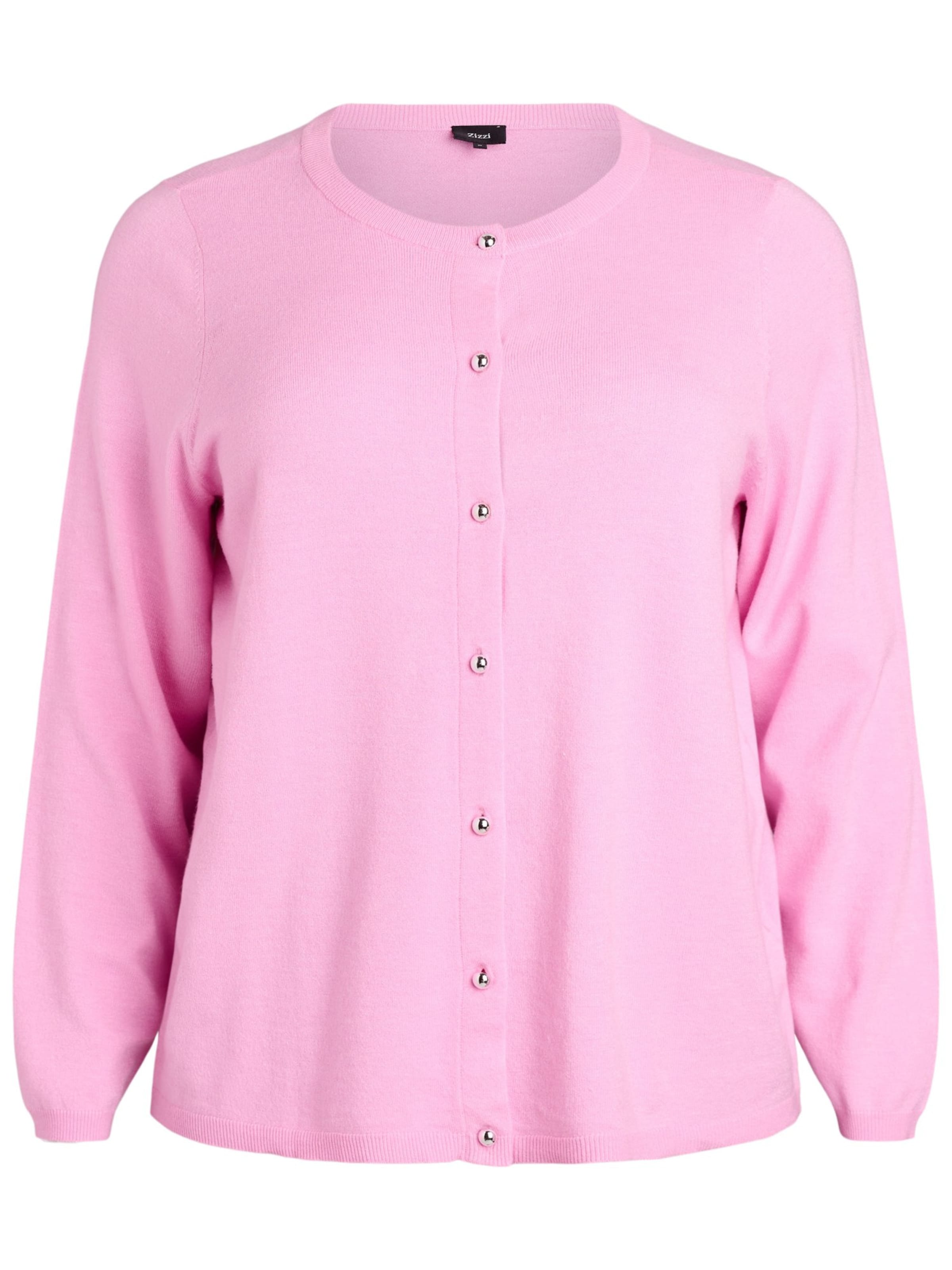 Zizzi Kardigan 'Caella' – pink: přední strana