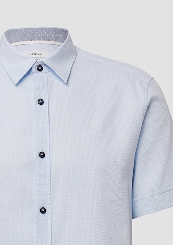 s.Oliver Regular Fit Hemd in Blau