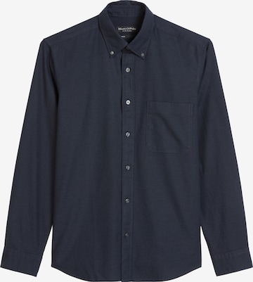 Marc O'Polo Button Up Shirt in Blue: front