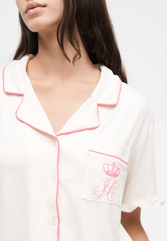 Juicy Couture - Pijama en blanco: frente