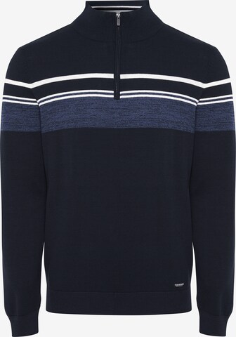 Pull-over 'Bradley' Threadbare en bleu : devant