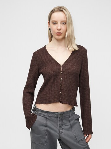 ONLY Вязаная кофта 'ONLILSE' в Коричневый