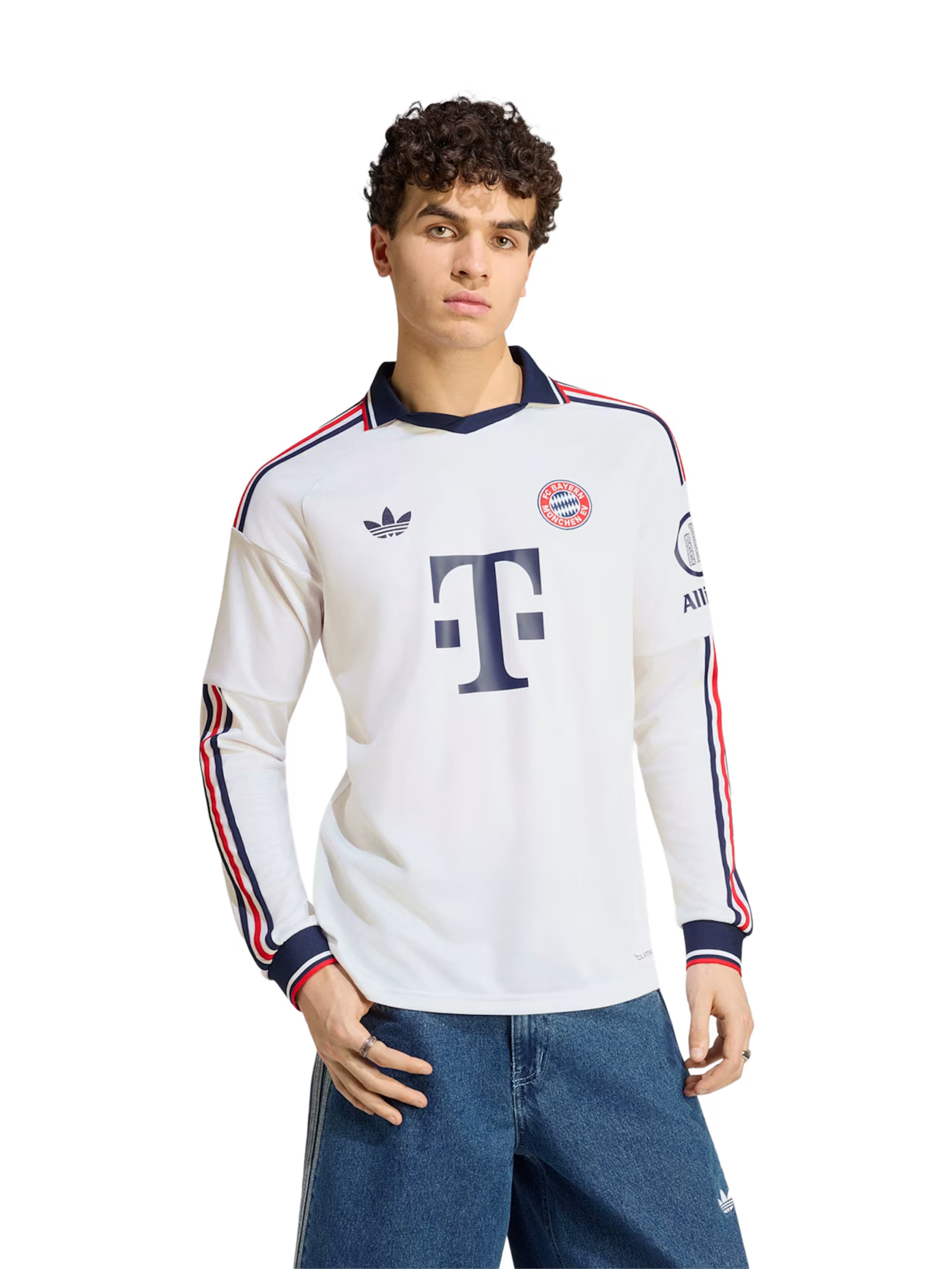 ADIDAS ORIGINALS Tricot 'FC Bayern München 26/27' in Wit: voorkant