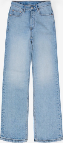 Dr. Denim Jeans 'Echo High Straight' in Blauw: voorkant