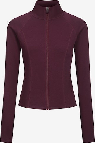 cfab (formerly creamy fabrics) Sweatvest in Rood: voorkant