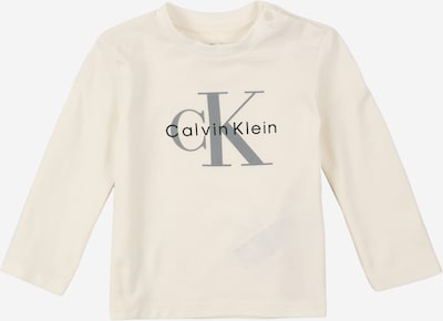 62 dydžio Marškinėliai 'Newborn Long Sleeve Logo' iš Calvin Klein Jeans, spalva – smėlio spalva / juoda / balta, Prekių apžvalga