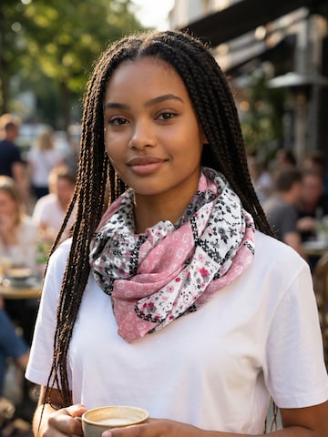 Écharpe tube 'Streublümchen' Kumixi en rose