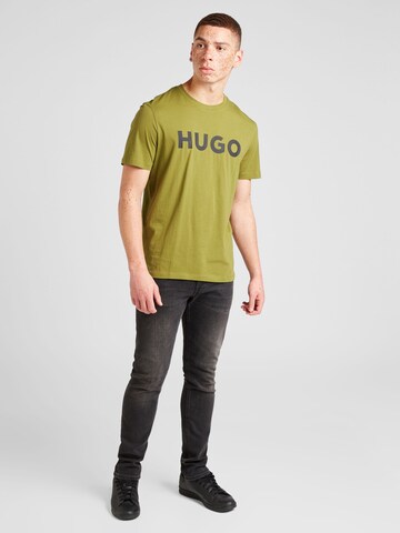 HUGO Shirt 'Dulivio' in Groen