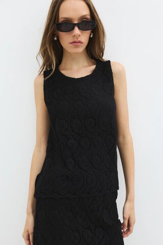 No Matter What Top in Zwart: voorkant