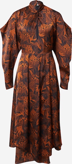 HUGO Kleid 'Kumbarula' in cognac / schwarz, Produktansicht