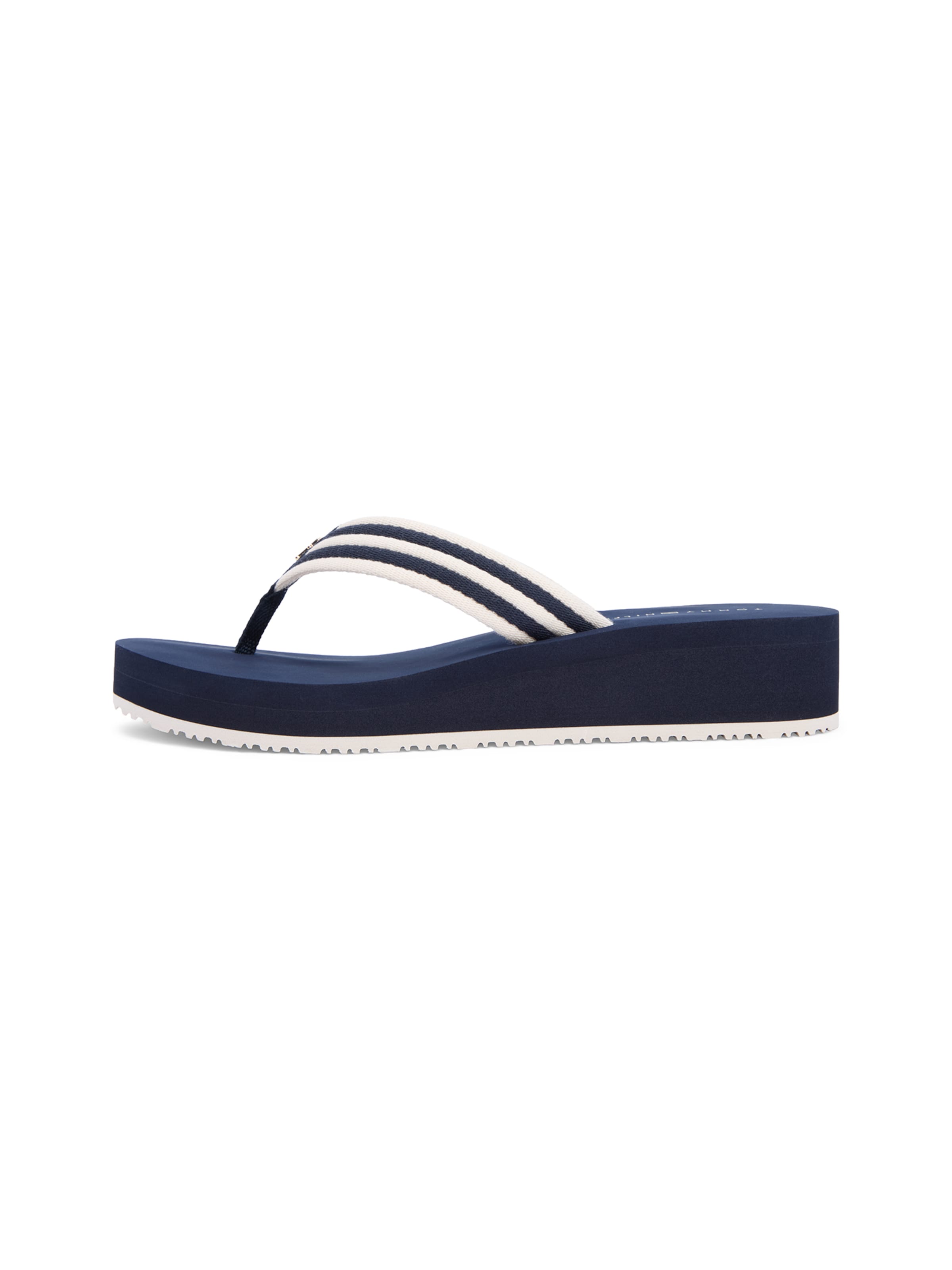 Tongs TOMMY HILFIGER en bleu : devant