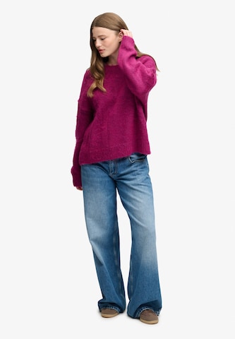 Superdry & Co Oversized Sweater in Pink