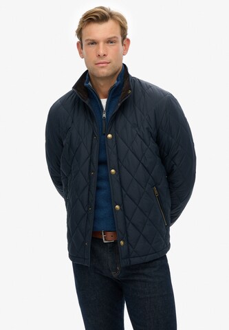 Superdry & Co Tussenjas in Blauw: voorkant